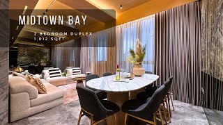 Midtown Bay 2 Bedroom Duplex 1012 sqft • Guoco Midtown by GuocoLand [upl. by Einrae]