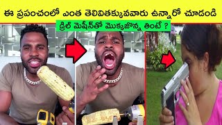 Top 10 Most stupid people in the world  BMC facts  Telugu [upl. by Cilegna]