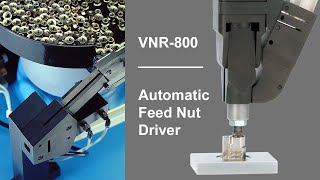 Automatic Nut Driver  Handheld Nut Runner amp Feeder from Visumatic [upl. by Nnovahs]