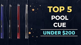 🌟Top 5 Best Pool Cue under 200 Reviews in 2024 [upl. by Cida]