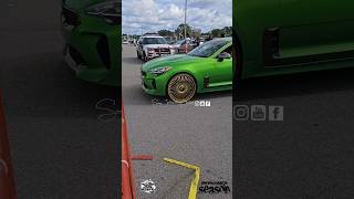 grinch green Kia stinger on gold Forgiatos sjohnsonphotos mrhd pressure pressureseason [upl. by Freddie]