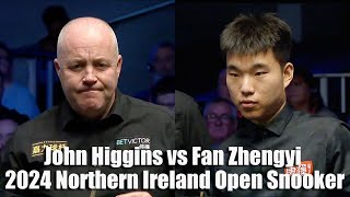 John Higgins vs Fan Zhengyi 2024 Northern Ireland Open Snooker [upl. by Adelaida]