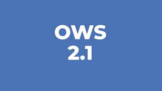 Whats new in OWS 21 [upl. by Maegan]