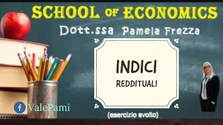 Indici reddituali esercizio svolto Analisi di bilancio economia aziendale [upl. by Frank220]