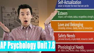 Humanistic Theories Of Personality AP Psychology Unit 7 Topic 8 78 [upl. by Zsazsa]