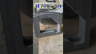 워터젯 가공 사례 172  Al 7075 20t cutting 두랄루민 7075는 워터젯으로 가공하세요 Waterjet Cutting Case Studies 172th [upl. by Aikcin]