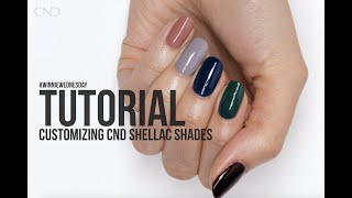 CND™ Winnie Wednesday  CND Shellac Layering [upl. by Susumu]