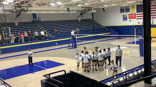 09262024  Lady Rockets Volleyball vs Monroe Central  County  Set 1 [upl. by Schnur]