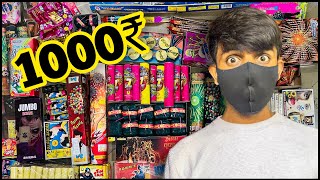 DIWALI CRACKERS STASH IN 1000₹  cheapest diwali crackers  diwali 2023 jaychandna [upl. by Mcmillan]