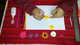 How to Make Daffodil Quilling Flower [upl. by Marlowe]