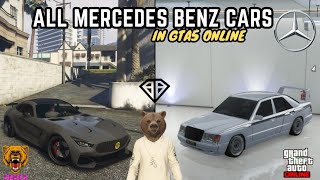 All Mercedes Benz vehicles available in gta5 online [upl. by Zeret]