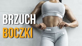 ĆWICZENIA NA BRZUCH I BOCZKI ❤ 15 min TRENING Fitness w Domu Trecgirl [upl. by Irodim]