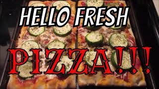 Making HELLO FRESH PIZZA [upl. by Hodges460]