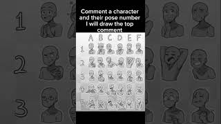 comment your character  edit art animator character [upl. by Aldora]