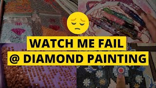 I am bad at diamond painting  Diamond Painting Vlog  Finishes from Jaded Gem Shop amp Oraloa [upl. by Ethan]