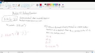 Module 10 Rydberg Equation [upl. by Akkeber]