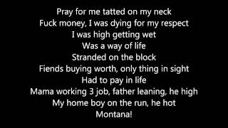 French Montana Sanctuary lyrics Lyrics Video [upl. by Suirauqed]