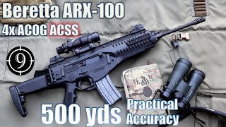 Beretta ARX100 ARX160  TA31 ACOG ACSS Aurora to 500yds Practical Accuracy [upl. by Nosmoht]