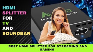 Try this Affordable HDMI Splitter for TV and Soundbar  Best HDMI Splitter For Streaming and Gaming [upl. by Ardnaik]