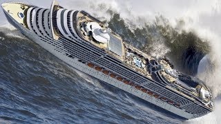 TOP 10 SHIPS in STORM Incredible Monster Waves A Video You Must See [upl. by Strauss]