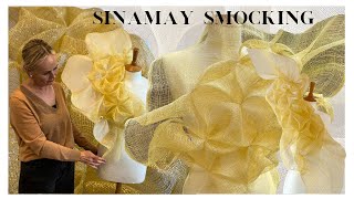 SINAMAY SMOCKING  Fabric Manipulation  Sculptural Smocking  Didsbury Art Studio [upl. by Ahsiemal]