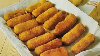 Potato Croquettes  Pears Shaped Potato Croquettes  How to  Potato Recipe  Cooking Classes [upl. by Roice686]