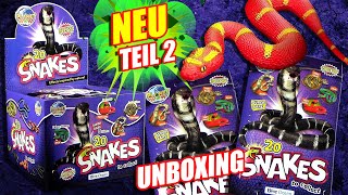 Planet Wow  Snakes  Schlangen  20 Tüten Display Unboxing  Teil 2  Sammelfiguren  Blue Ocean ® [upl. by Auqkinahs]