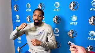 Spencer Dinwiddie postpractice press 10112024 [upl. by Kelby]