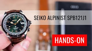 HANDSON Seiko Prospex Land Alpinist Automatic SPB121J1 [upl. by Neehcas533]