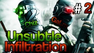 2 Unsubtle Infiltration Splinter Cell Conviction Coop w GaLm and Chiz [upl. by Adnoval]