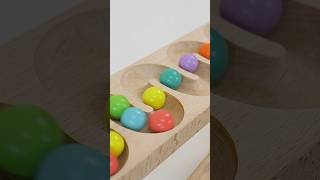 Marble Run ASMR☆HABA Wooden Wave Course Colorful Marblesasmr haba colorful [upl. by Kensell]