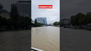 Hochwasser in Wien heavyrain hochwasser hochwassergefahr rain viralvideo foryou trending [upl. by Tirzah568]