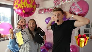 SURPRISING LITTLE SISTER ON HER 14TH BIRTHDAY😱 [upl. by Aicirtan]