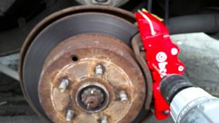 The BEST way to install Brembo caliper covers [upl. by Akinehc]