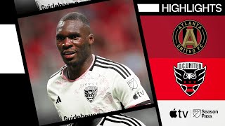 Atlanta United vs DC United  Benteke HatTrick  Full Match Highlights [upl. by Miuqaoj]