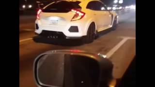 2017 Honda Civic Type R Prototype Championship White in Socal edited YouTube 360p [upl. by Niffirg]