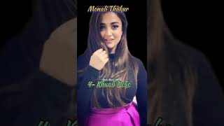 Monali Thakur top 10 Best of Monali Thakur indiansinger bollywoodsinger musicmania986 [upl. by Oriole]