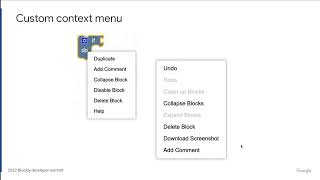 2022 Blockly Developers Summit Customizing Blockly [upl. by Divaj]