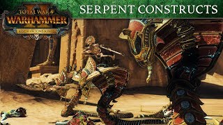 Total War WARHAMMER 2  Tomb Kings Introducing Serpent Constructs [upl. by Jak736]