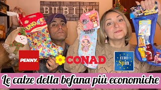 Apriamo le CALZE della BEFANA più economiche dei supermercati [upl. by Wilton645]