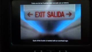 HD United Airlines 787 Safety Video November 2012 English and Spanish Boeing Dreamliner [upl. by Brill607]