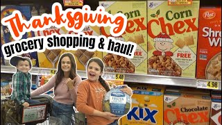 🦃 Thanksgiving Grocery Shopping amp Haul  Save  by shopping the SALES [upl. by Sekyere]