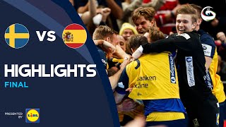 Sweden vs Spain  Highlights  Men’s EHF EURO 2022 [upl. by Ahsiak]