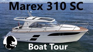 Marex 310 Sun Cruiser  Boat Walkthrough Video Tour [upl. by Eiresed]