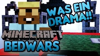 DIE RUNDE IST N DRAMA ▪ Minecraft Bedwars [upl. by Axel427]