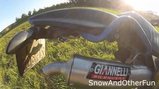 Yamaha DT 125 Giannelli soundFULLHD [upl. by Llechtim]