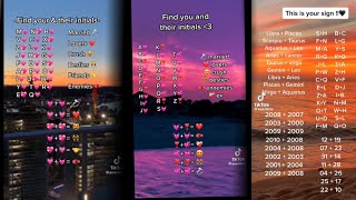 Initials TikTok Compilation  Soulmate initials  TikTok Compilation  🤍❤️🤍 [upl. by Eidoc]