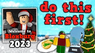 Do THIS Before The Bloxburg Christmas Update [upl. by Caputo429]