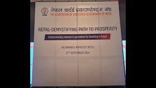 Understanding Investors Expectation for Investing in Nepal [upl. by Jillie208]