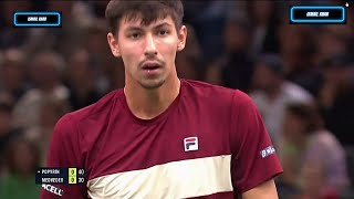 Alexei Popyrin vs Daniil Medvedev Highlights  Paris Masters 2024 [upl. by Artair991]